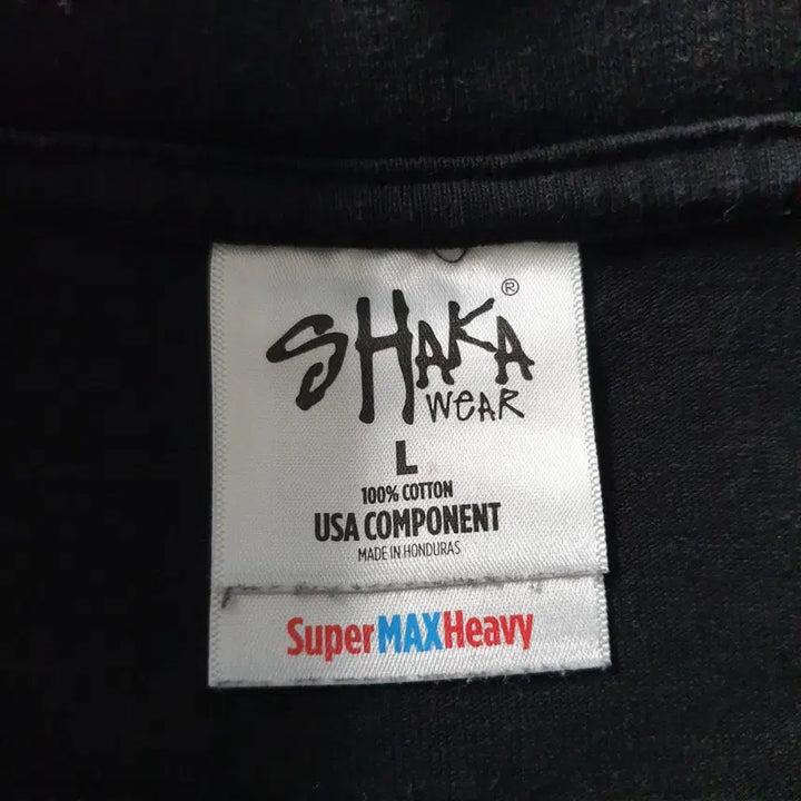 [BUNJANG] SHAKA WEAR Super MAX Heavy Cotton T-Shirt / [무료배송] SHAKA WEAR 반팔 티셔츠