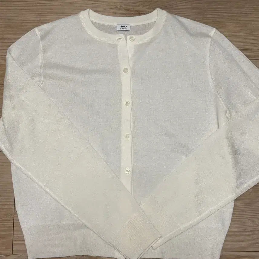 [BUNJANG] SPAIO Summer Cardigan Ivory / 스파오 썸머 가디건 S 아이보리