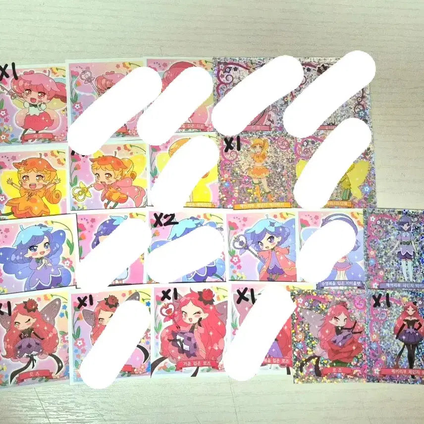[BUNJANG] Fairy Princess Sticker Set (Classic Toys) / 장당 300원)) 숲의요정 페어리루 스티커 레어 노멀 고전완구 개별 일괄