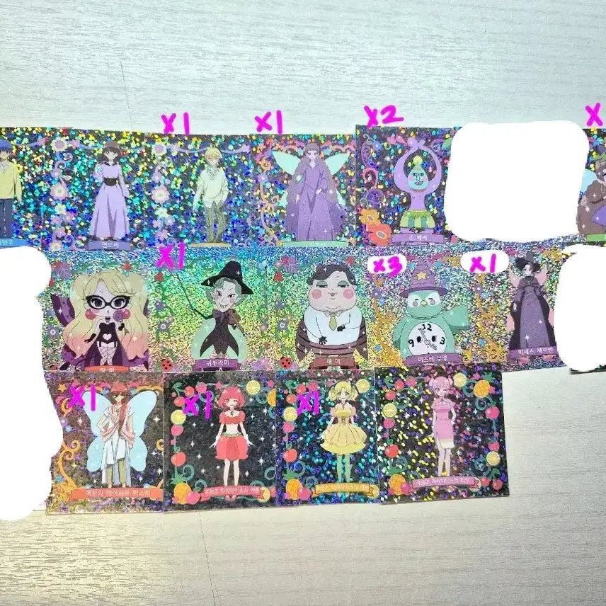 [BUNJANG] Fairy Princess Sticker Set (Classic Toys) / 장당 300원)) 숲의요정 페어리루 스티커 레어 노멀 고전완구 개별 일괄