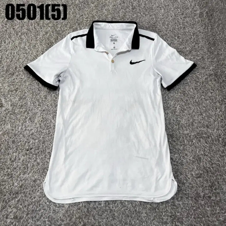 [BUNJANG] Nike Dri-FIT Short Sleeve Polo Shirt / 나이키 드라이핏 흰색/검정 반팔 폴로티