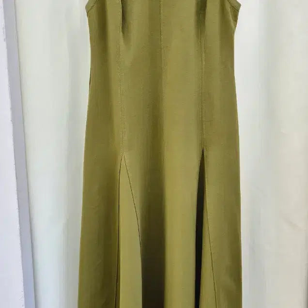 [BUNJANG] COS Olive Green Sleeveless Maxi Dress L / COS 올리브 그린색 민소매 맥시 드레스 L
