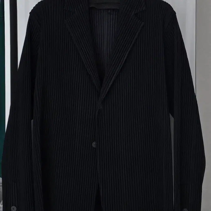[BUNJANG] Homme Plissé ISSEY MIYAKE Black Pleats Jacket Size 3 / 옴므플리세 블랙 플리츠 자켓 3사이즈
