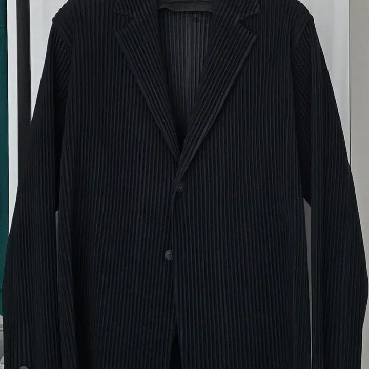 [BUNJANG] Homme Plissé ISSEY MIYAKE Black Pleats Jacket Size 3 / 옴므플리세 블랙 플리츠 자켓 3사이즈