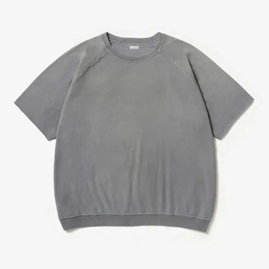 [BUNJANG] APRESSE Vintage Lightweight Half-Sleeve Sweatshirt Grey / 아프레쎄 빈티지 라이트웨이트 하프슬리브 스웻 그레이  3
