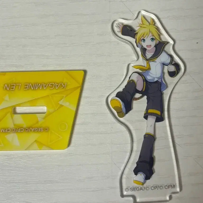[BUNJANG] Kagamine Len Mini Acrylic Stand / 프세카 카가미네 렌 미니아크릴