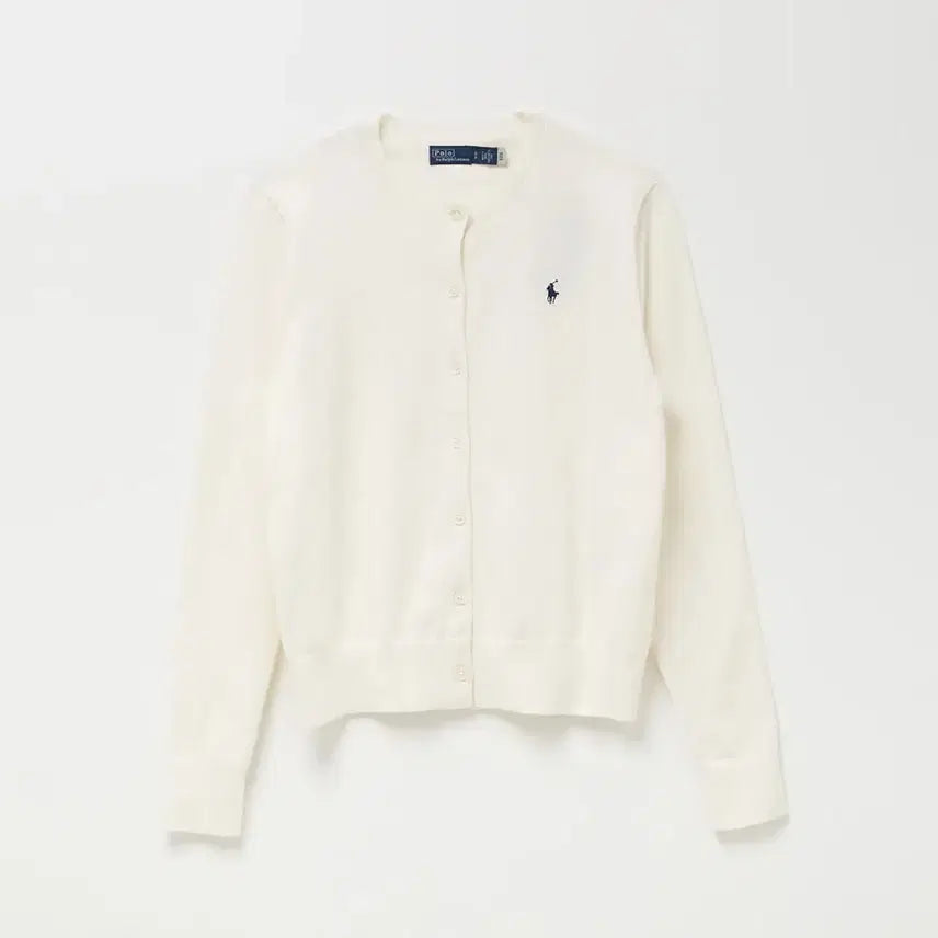 [BUNJANG] Polo Ralph Lauren Ivory Cardigan / 폴로 랄프로렌 아이보리 가디건
