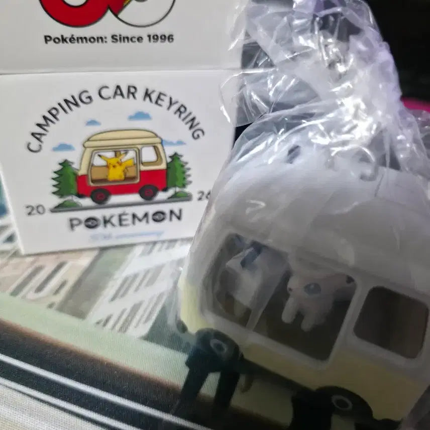 [BUNJANG] Lotteleia Pokemon Camping Car Keyring / 롯데리아 포켓몬 키링(교환)(저 식스테일<>님 피카츄)