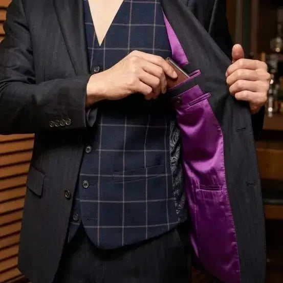 [BUNJANG] BLVD Italian Handmade Wool Suit Vest / 이태리 수제 BLVD 정장 베스트