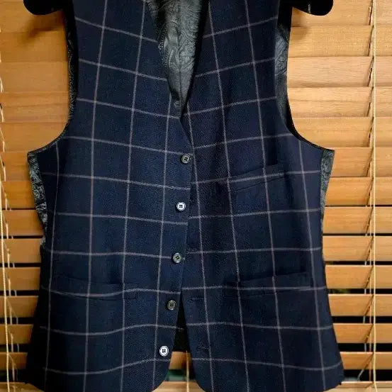 [BUNJANG] BLVD Italian Handmade Wool Suit Vest / 이태리 수제 BLVD 정장 베스트