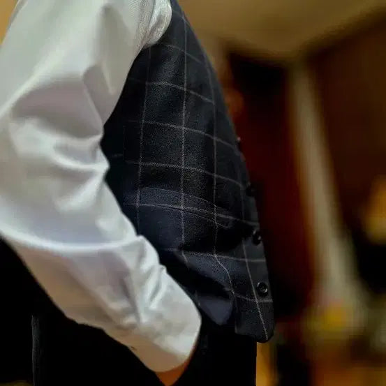 [BUNJANG] BLVD Italian Handmade Wool Suit Vest / 이태리 수제 BLVD 정장 베스트