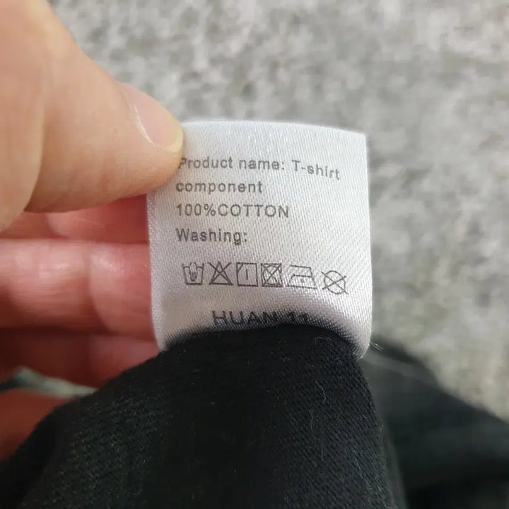 [BUNJANG] UMO APPAREL Vintage Washed Black Short Sleeve T-Shirt / [무료배송] 워싱 반팔 티셔츠