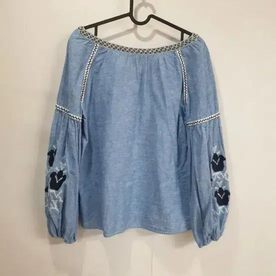 [BUNJANG] Zara Embroidered Blouse / 자라 자수블라우스