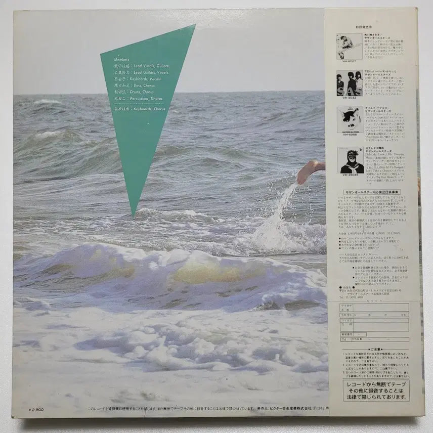 [BUNJANG] Southern All Stars Nude Man Japanese LP (1982) / (일본/LP) 사잔 올 스타즈 Southern All Stars 누드맨