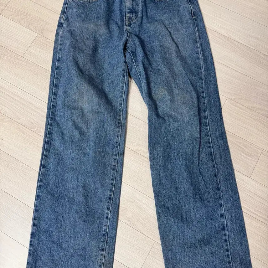 [BUNJANG] Triple J Seoul Wide Denim Pants (Size S) / 와이드 데님 팬츠