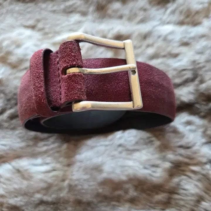 [BUNJANG] Orciani Italy Burgundy Leather Belt / 오르치아니 italy 버건디 벨트  by 유니페어