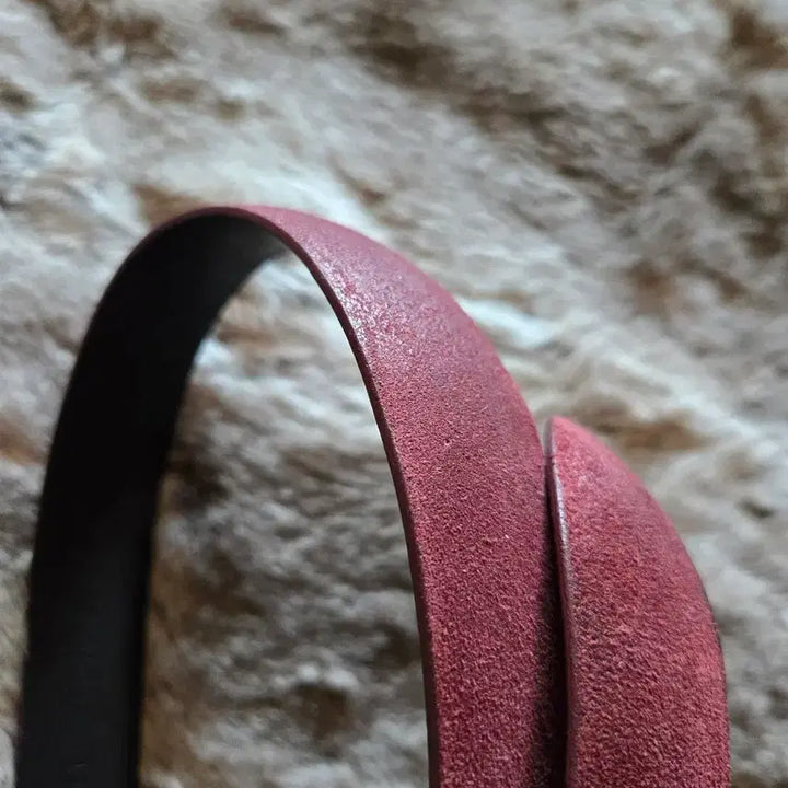 [BUNJANG] Orciani Italy Burgundy Leather Belt / 오르치아니 italy 버건디 벨트  by 유니페어