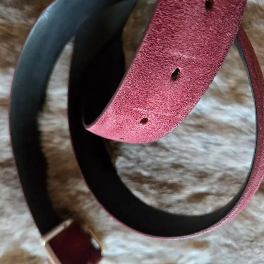 [BUNJANG] Orciani Italy Burgundy Leather Belt / 오르치아니 italy 버건디 벨트  by 유니페어