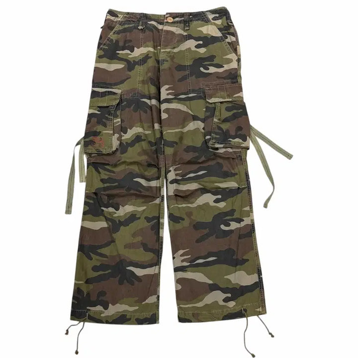 [BUNJANG] Abercrombie &amp; Fitch Vintage Y2K Camo Cargo Pants / 아베크롬비 빈티지 Y2K 밀리터리 카모 포켓 카고팬츠 바지 M
