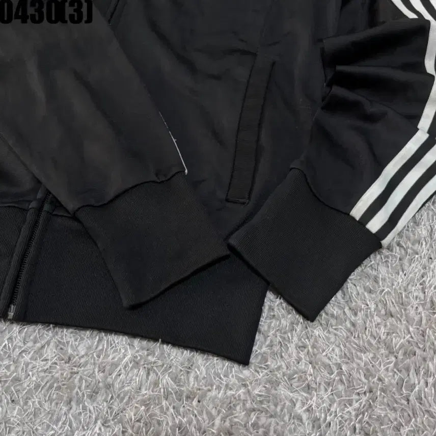 [BUNJANG] Adidas Superstar Three-Stripes Track Jacket Black / 아디다스 슈퍼스타 삼선 트랙 자켓 블랙100 0430