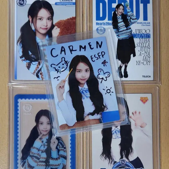 [BUNJANG] Tereka Hearts2Hearts Carmen Sketch Photocard / 테레카 하투하 카르멘 스케치 포토카드 Hearts2Hearts