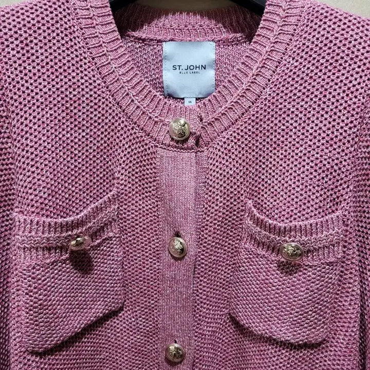 [BUNJANG] St. John Knit Cardigan Jacket 66 / 명품 세인트존  니트가디건  66