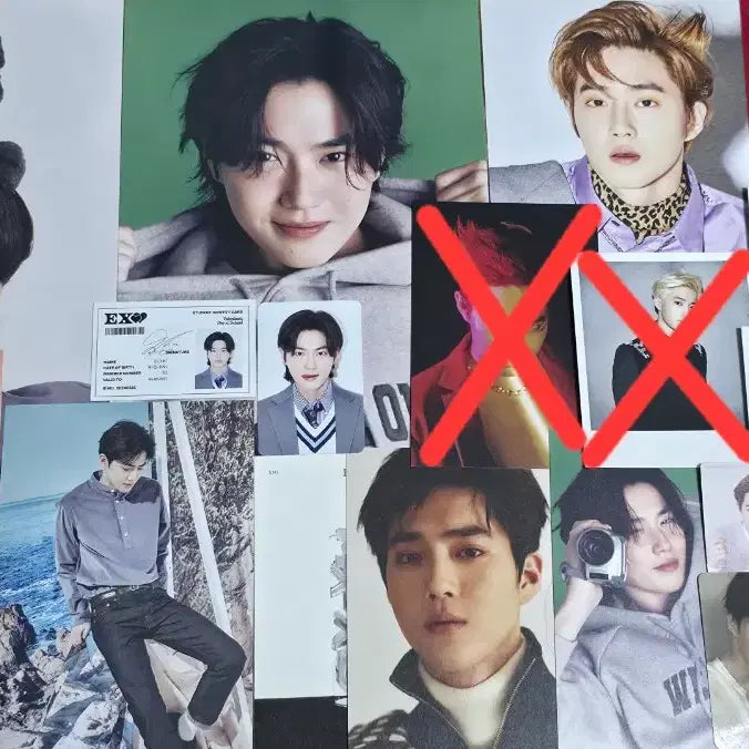 [BUNJANG] EXO SUHO Poster Bundle Set / 엑소 수호 포스터, 포카 등 양도합니다