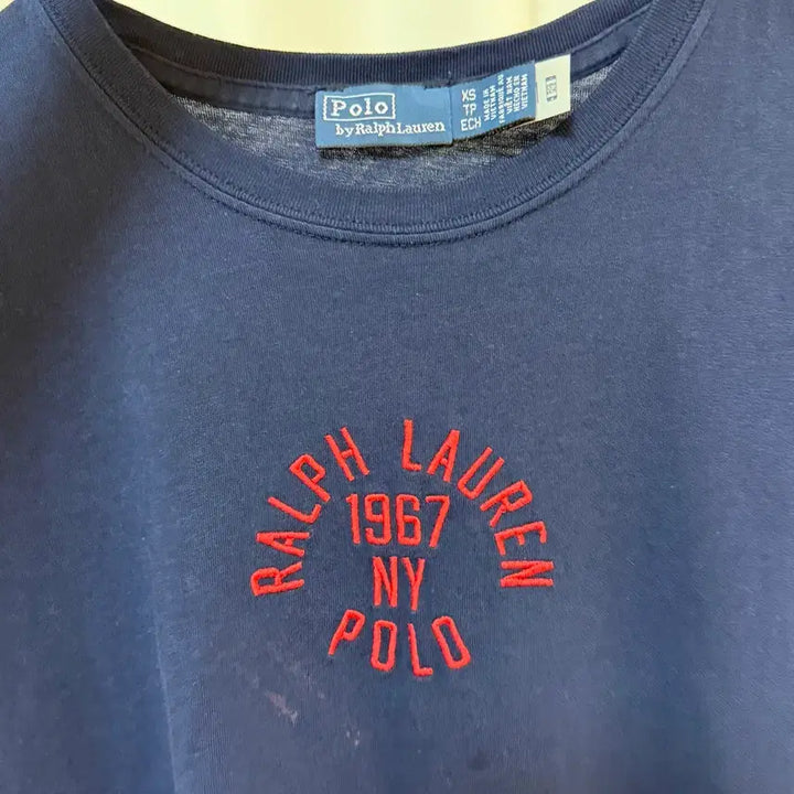 [BUNJANG] Polo Ralph Lauren Navy Short Sleeve Shirt XS / 폴로 랄프로렌 네이비 반팔 셔츠 XS