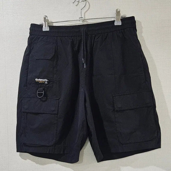 [BUNJANG] Kodak Cargo Shorts Black / 코닥 카고 반바지