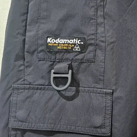 [BUNJANG] Kodak Cargo Shorts Black / 코닥 카고 반바지