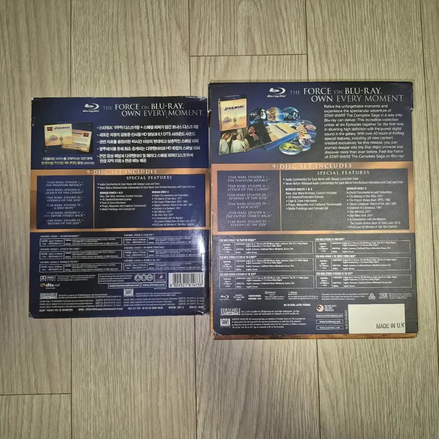 [BUNJANG] Star Wars Complete Saga Blu-ray Set / 스타워즈 컴플리트 사가 블루레이 세트