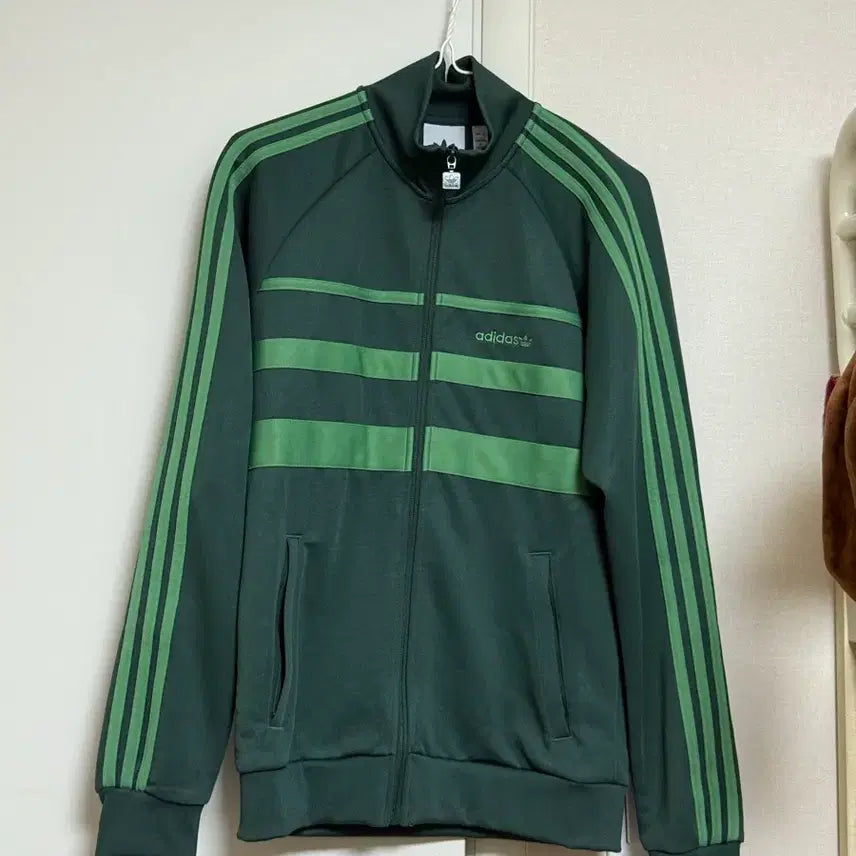 [BUNJANG] Adidas Track Jacket Green / 아디다스 져지 그린