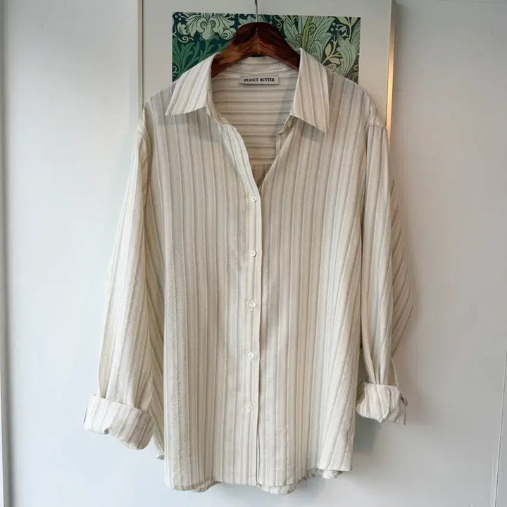 [BUNJANG] Tencel Stripe Shirt - 2 Colors / 교신안함)텐셀 스트라이프 셔츠-2컬러/고퀄
