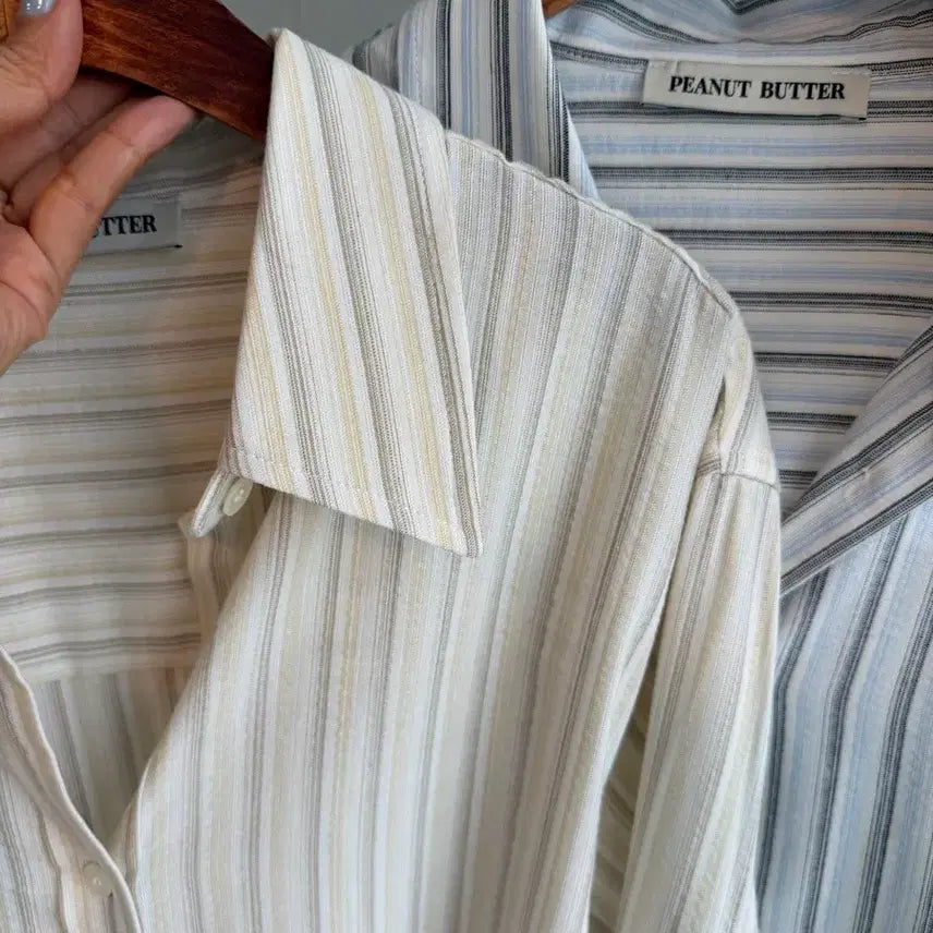 [BUNJANG] Tencel Stripe Shirt - 2 Colors / 교신안함)텐셀 스트라이프 셔츠-2컬러/고퀄