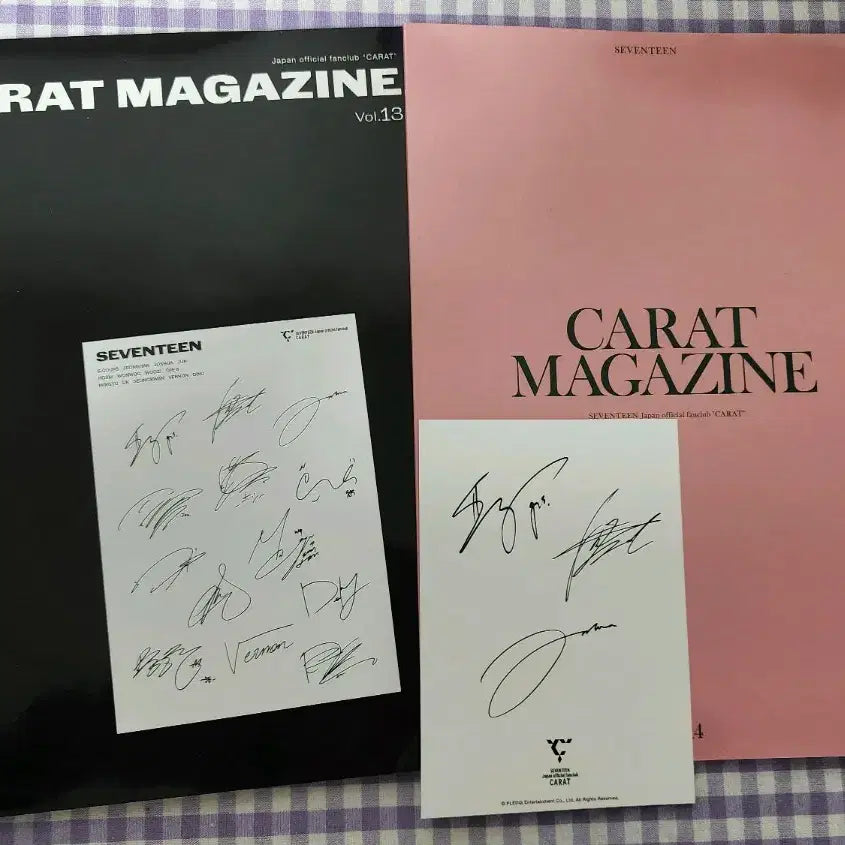 [BUNJANG] Seventeen Japan Fanbook Bundle Set w/ Signed Postcard / 세븐틴 일본 회지 양도(싸인엽서포함)