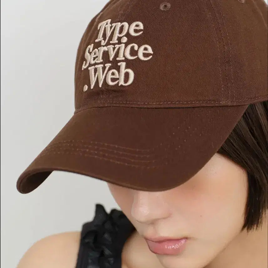 [BUNJANG] Type Service Web Cap Hat Brown / 타입서비스 Web 캡 모자 브라운