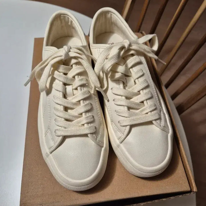 [BUNJANG] Zara Cream Sneakers - Size 37 / 자라 스니커즈 37사이즈
