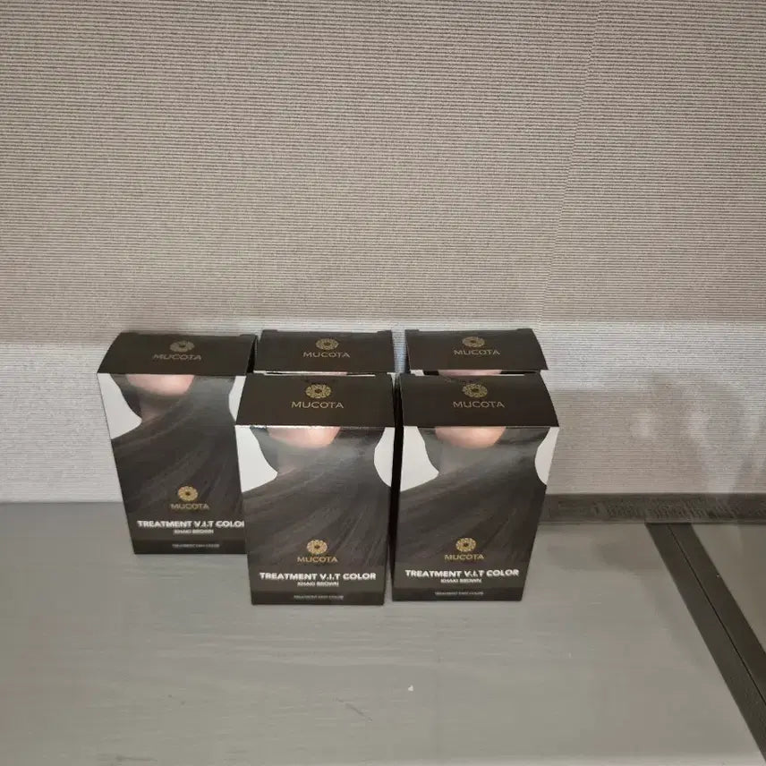[BUNJANG] Mukota Treatment Hair Dye - Khaki Brown (5 Pack) / 무코타 트리트먼트 염색 카키브라운*5개