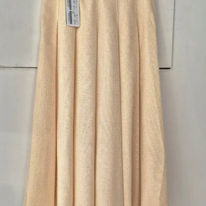 [BUNJANG] It Misha Pleated Tweed Skirt Yellow / 새제품) 잇미샤 플리츠 트위드 스커트 67-88(55)