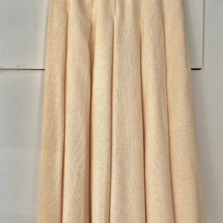 [BUNJANG] It Misha Pleated Tweed Skirt Yellow / 새제품) 잇미샤 플리츠 트위드 스커트 67-88(55)