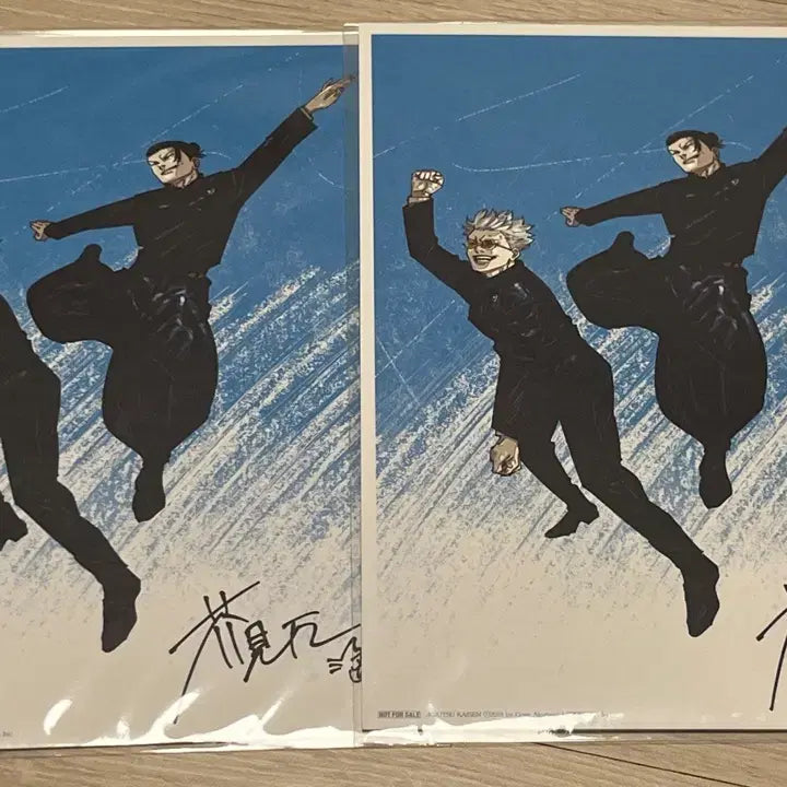 [BUNJANG] Jujutsu Kaisen: Hidden Inventory Arc - Gojo &amp; Geto Illustration Poster (Set of 2) / 주술회전 회옥 극장판 고죠 게토 일러스트 포스트 1+1