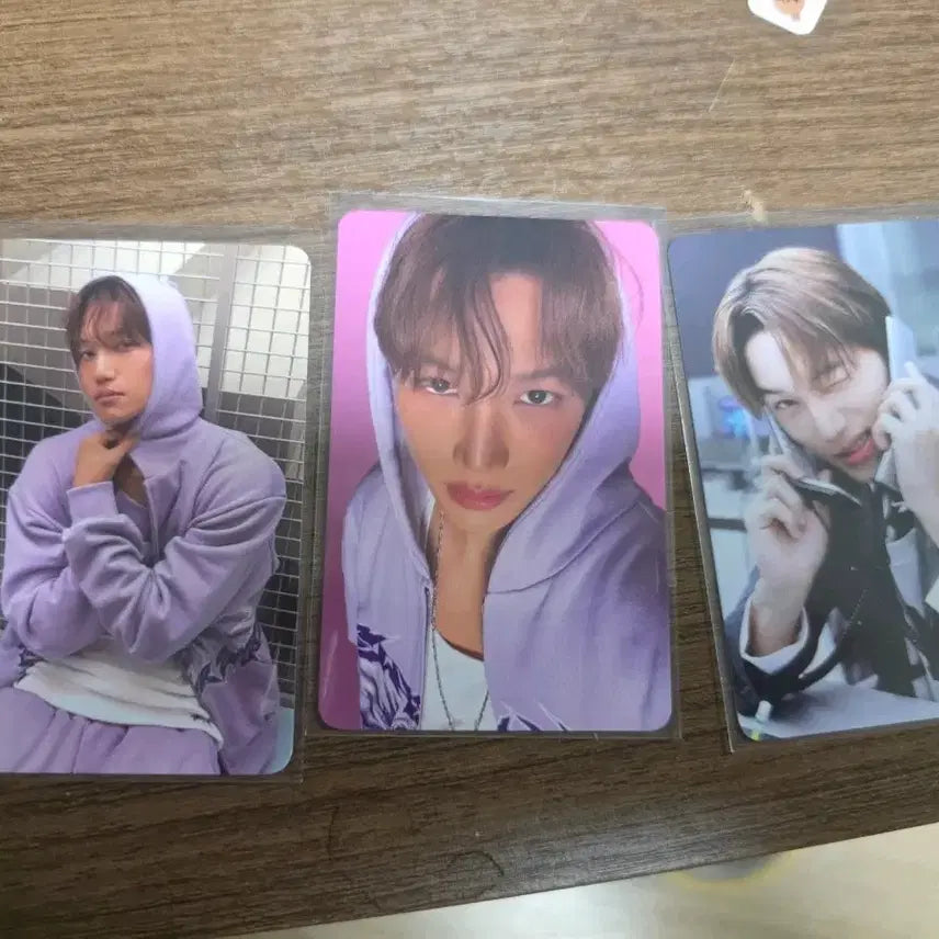 [BUNJANG] EXO Kai Photocard Set (3 Types) / 카이.랜덤 포카 3종