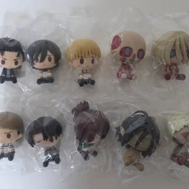 [BUNJANG] Attack on Titan Individual Resolve Choconoco Full Set (H Prize, I Prize) / 미개봉) 진격의 거인 각자의 결의 H상, I상 초코노코 풀세트