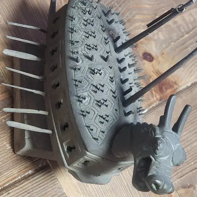 [BUNJANG] Antique Bronze Turtle Ship Decor / 옛날 동 거북선 장식품