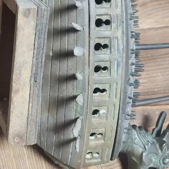 [BUNJANG] Antique Bronze Turtle Ship Decor / 옛날 동 거북선 장식품