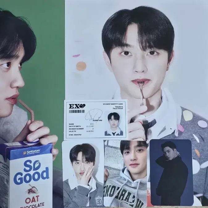 [SOLD OUT] 엑소 디오 시그 엽서 응원봉 포카 양도합니다
