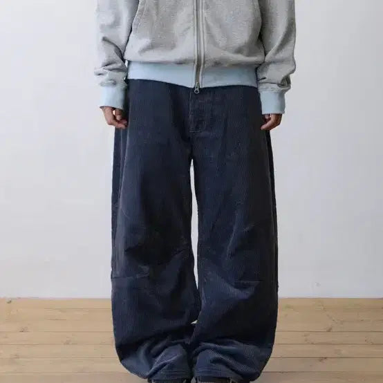 [BUNJANG] The Coldest Moment Corduroy Pants Navy M / 새상품) 더콜디스트모먼트 corduroy pants (navy) m