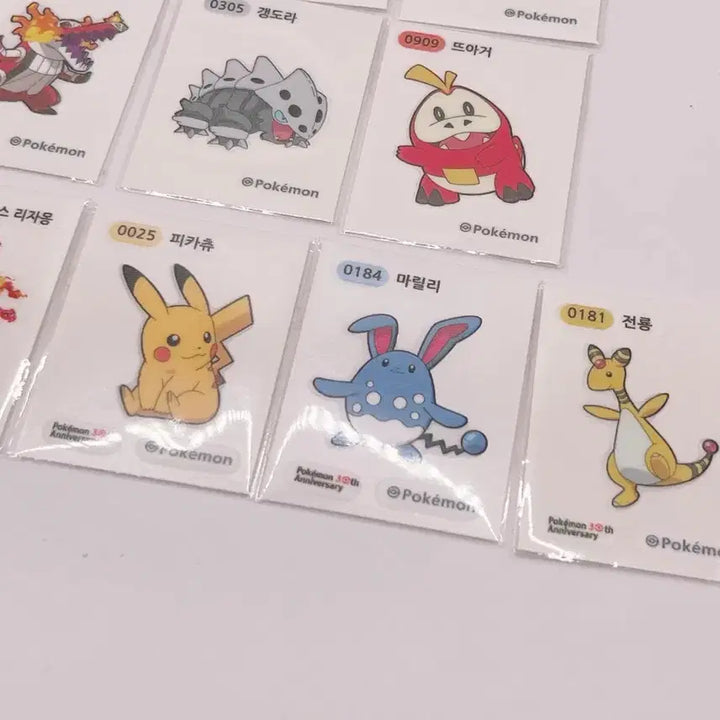 [BUNJANG] Pokemon 30th Anniversary Sticker Bundle Set / 포켓몬 30주년 띠부씰 및 일괄