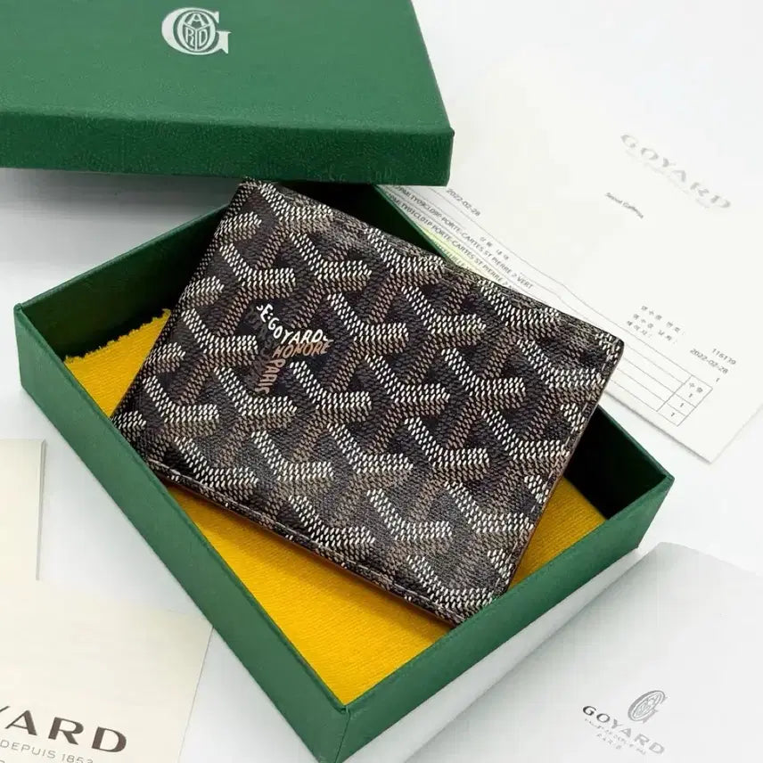 [BUNJANG] Goyard Victorie Bifold Wallet Black Tan / [정품] 고야드 빅투아르 반지갑 블랙 탄