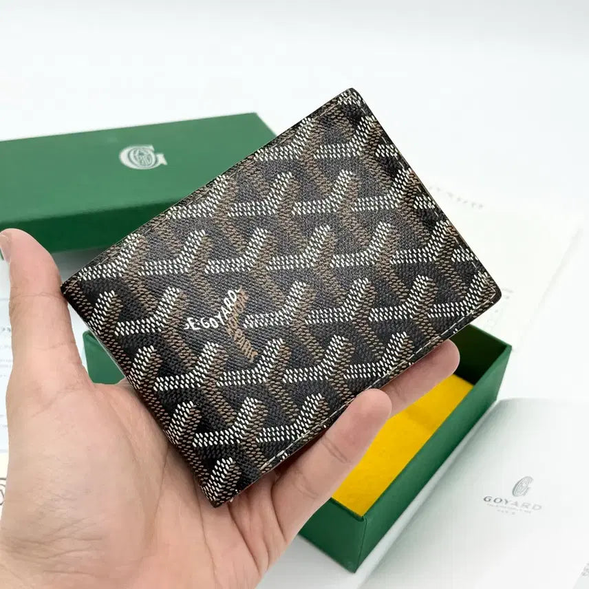 [BUNJANG] Goyard Victorie Bifold Wallet Black Tan / [정품] 고야드 빅투아르 반지갑 블랙 탄
